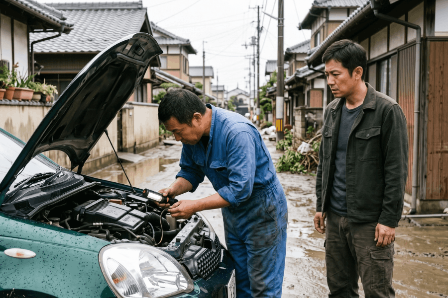 水没車は修理できる？直すか手放すかを考えるポイント
