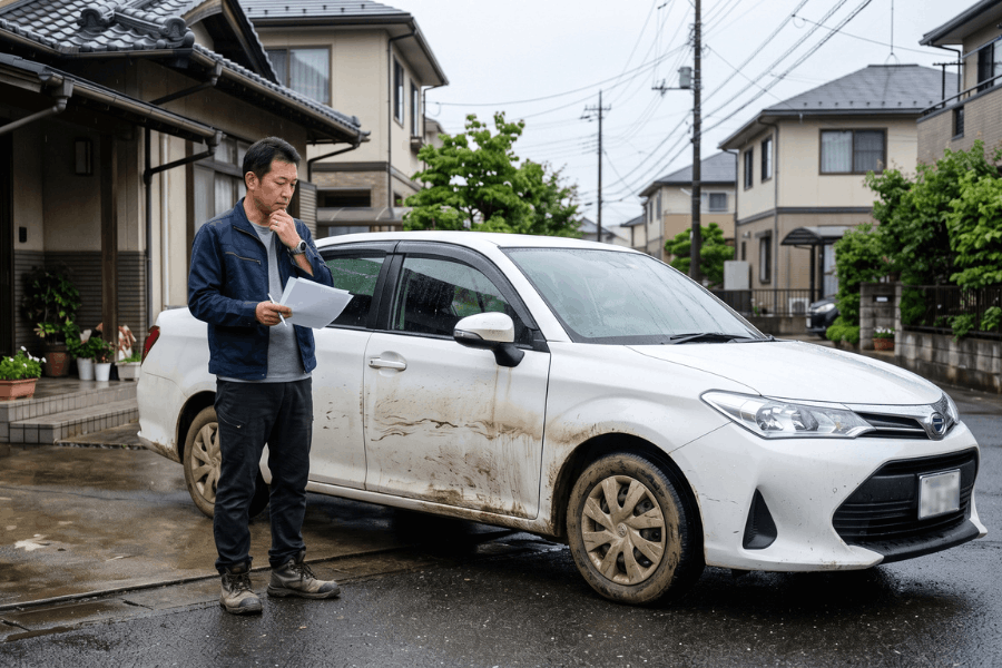 水没車を査定に出す前に確認しておきたいこと