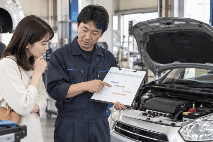 車の修理期間はどれくらい？長引く理由と連絡がないときの確認点